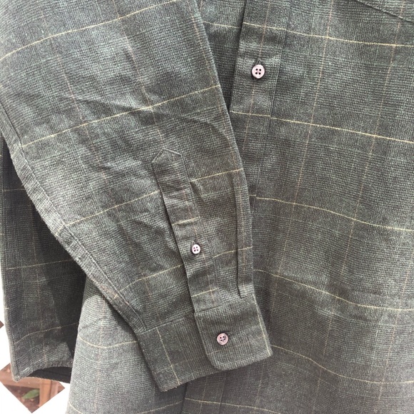 Club Room by Charter Club Structured Flannel Shirt - Picture 4 of 6